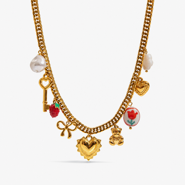 Apolline charm necklace — clean product image