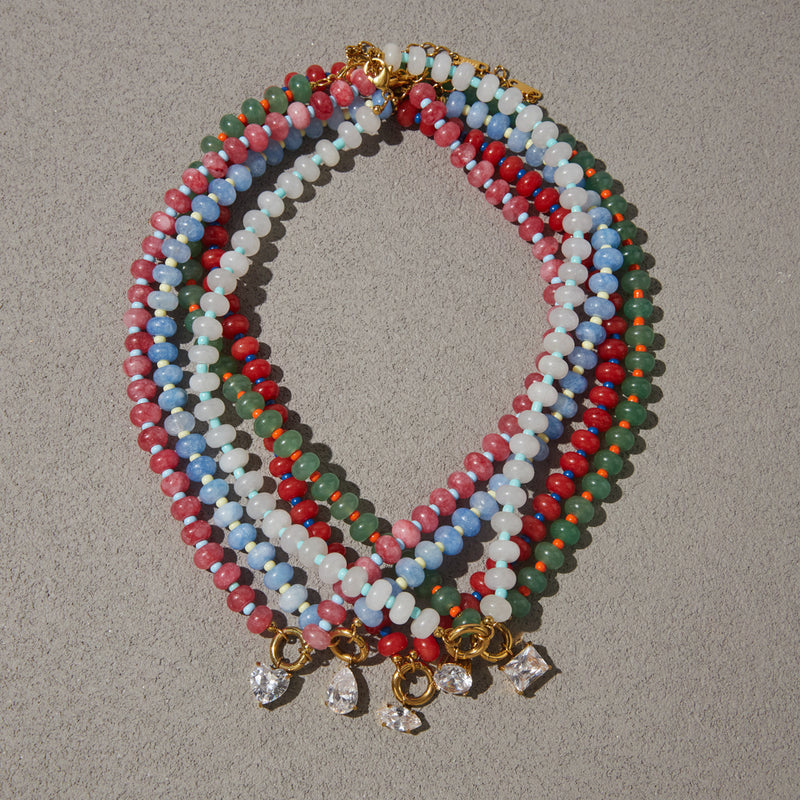 Blandine Beaded Stone Necklace, gallery photo 6