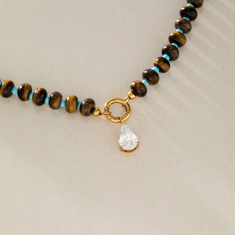 Blandine Beaded Stone Necklace, gallery photo 5