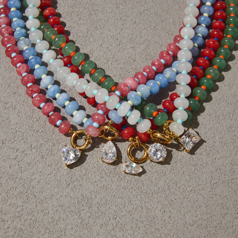 Blandine Beaded Stone Necklace, gallery photo 5
