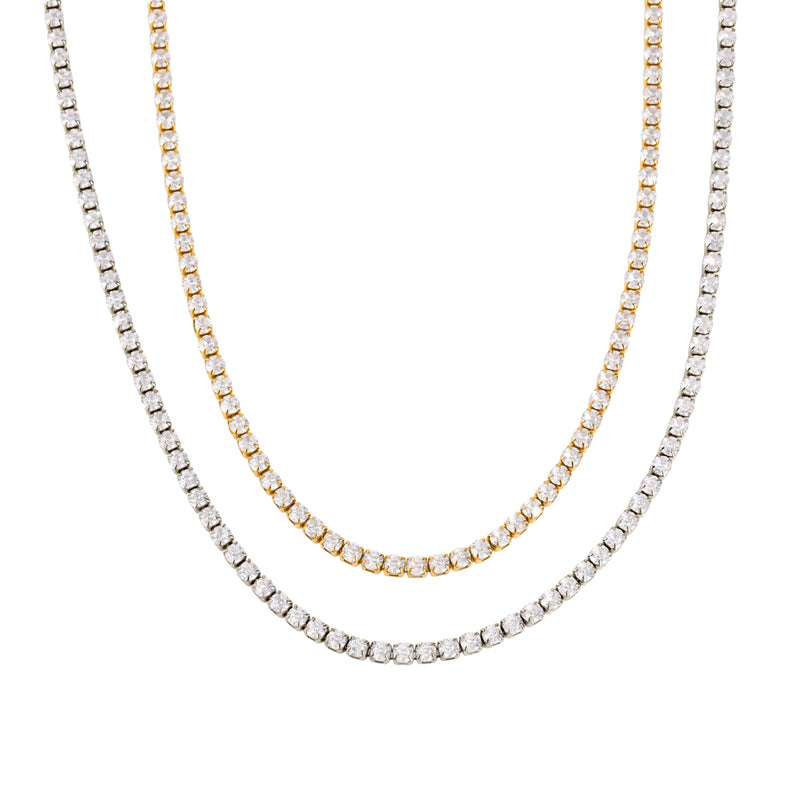 Nadege Round Stone Tennis Necklace, gallery photo 1