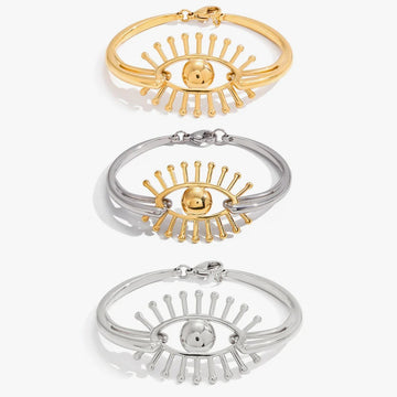 Opaline Evil Eye Bangle