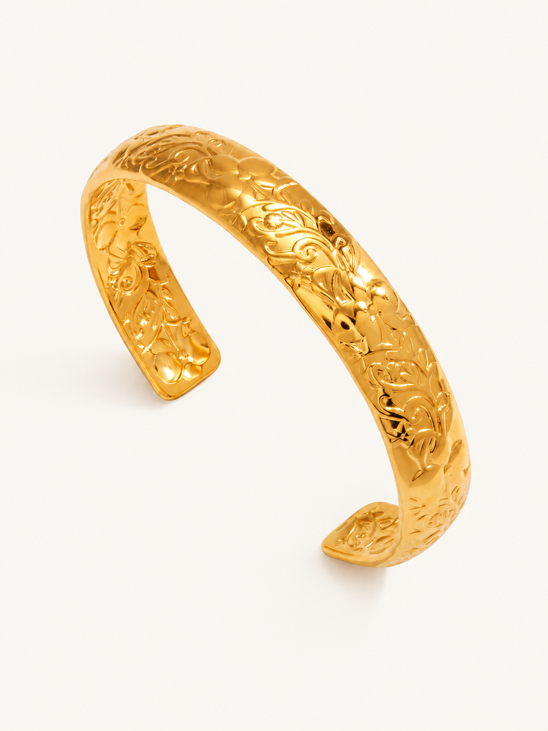 Pivoine Cuff & Bangle Collection – Floral Cuff
