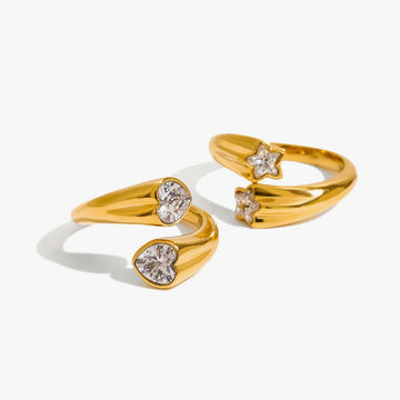 Stella Star & Heart Ring