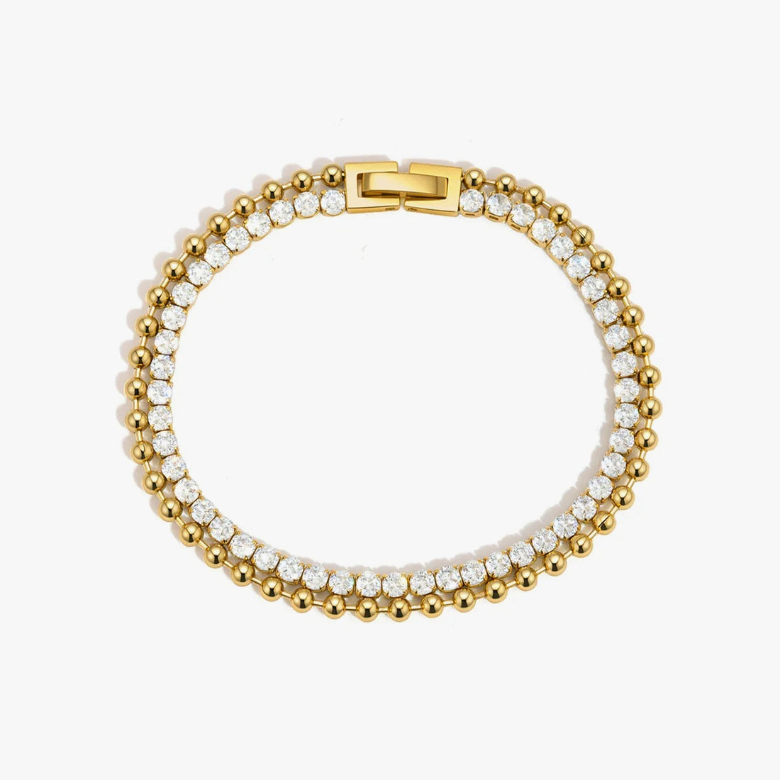 Zelie Crystal Tennis Bracelet – waterproof, tarnish-free bracelet by Macaje